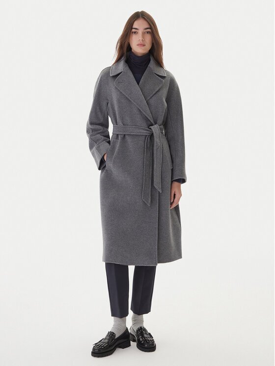 Weekend Max Mara Palton de lână Resina 2525016102 Regular Fit