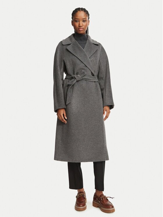 Weekend Max Mara Palton de lână Resina 2625016102 Regular Fit
