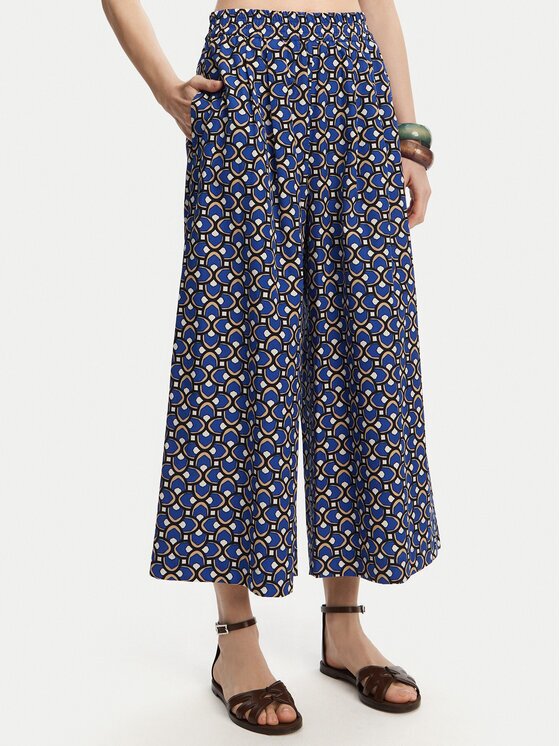 Weekend Max Mara Pantaloni culotte Virgin 2515131102 Relaxed Fit
