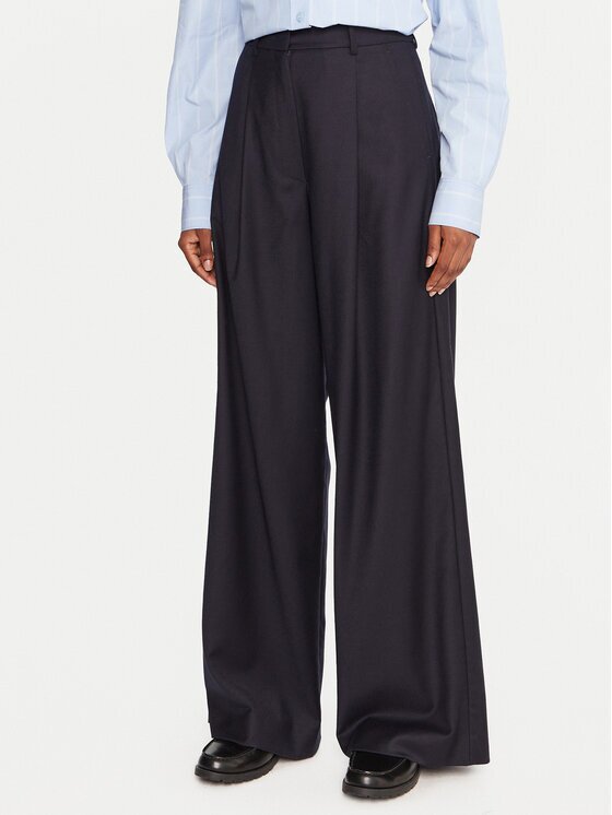 Weekend Max Mara Pantaloni din material Globale 2525136162 Wide Leg