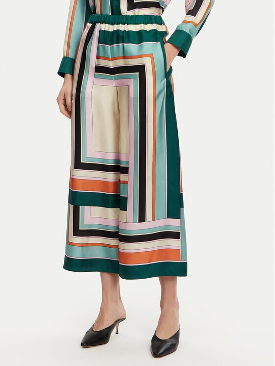 Weekend Max Mara Pantaloni din material Ottavo 2515131051 Wide Leg