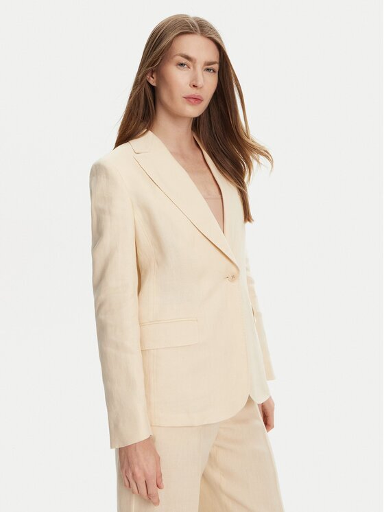 Weekend Max Mara Sacou Nalut 2515041012 Écru Regular Fit