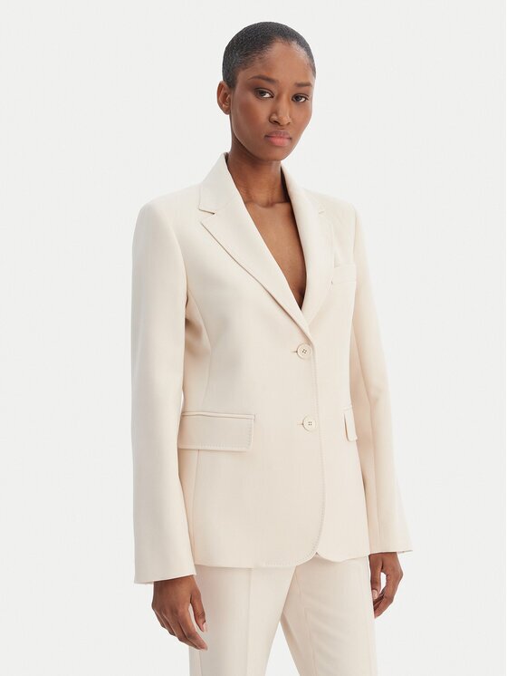 Weekend Max Mara Sacou Uva 2615041061 Écru Slim Fit