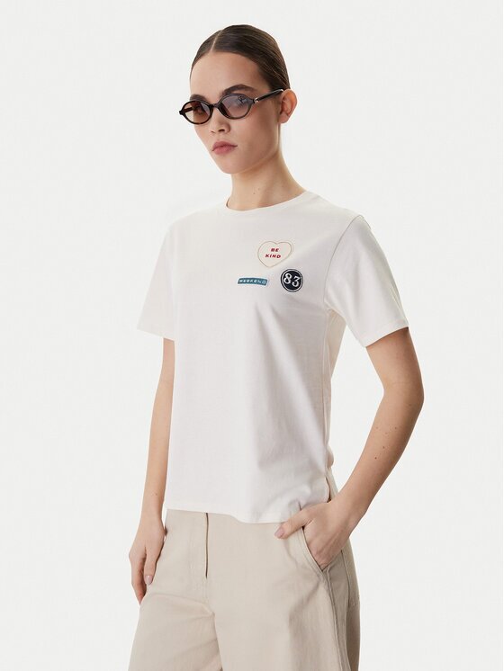 Weekend Max Mara Tricou West 2615971041 Écru Regular Fit