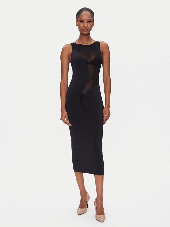 Wolford Rochie cocktail Satin Sheer 57176 Slim Fit
