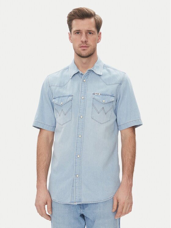 Wrangler cămașă de blugi Western 112362742 Regular Fit