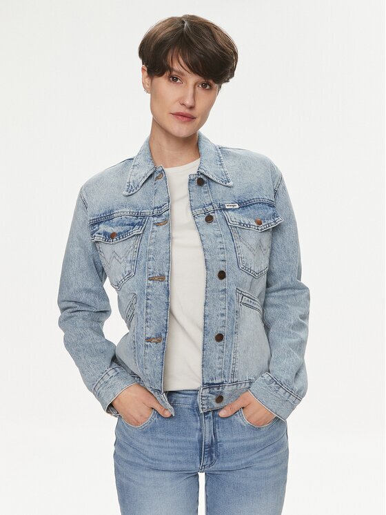 Wrangler Geacă de blugi Heritage 112350342 Regular Fit