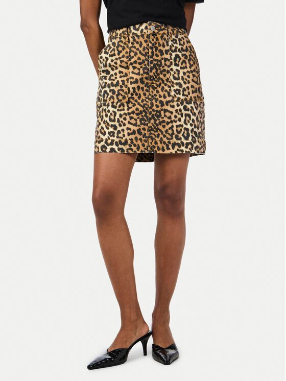 YAS Fustă de blugi Leonora 26036831 Slim Fit