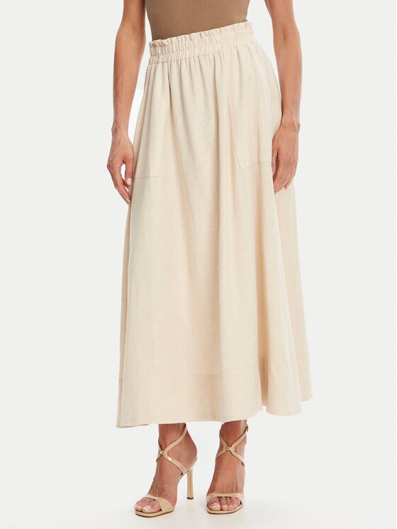 YAS Fustă maxi Flaxy 26036370 Regular Fit