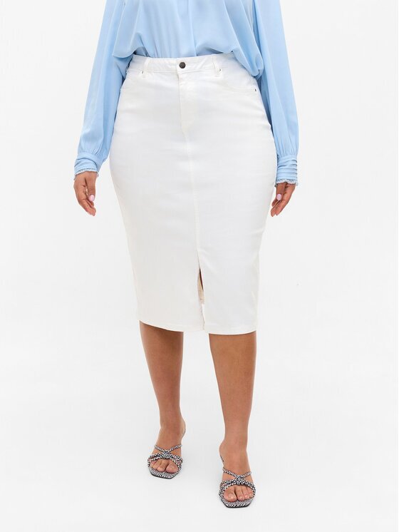 Zizzi Fustă de blugi J10771A Regular Fit