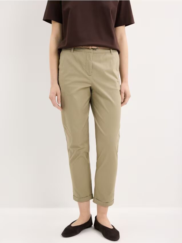 Mohito Pantaloni chino slim cu curea