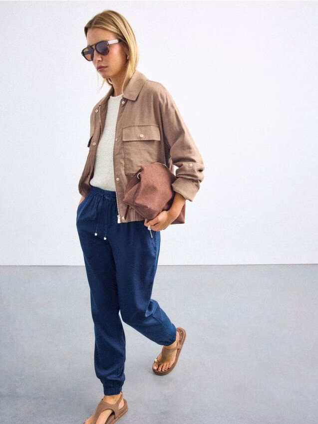 Mohito Pantaloni cu fibre lyocell