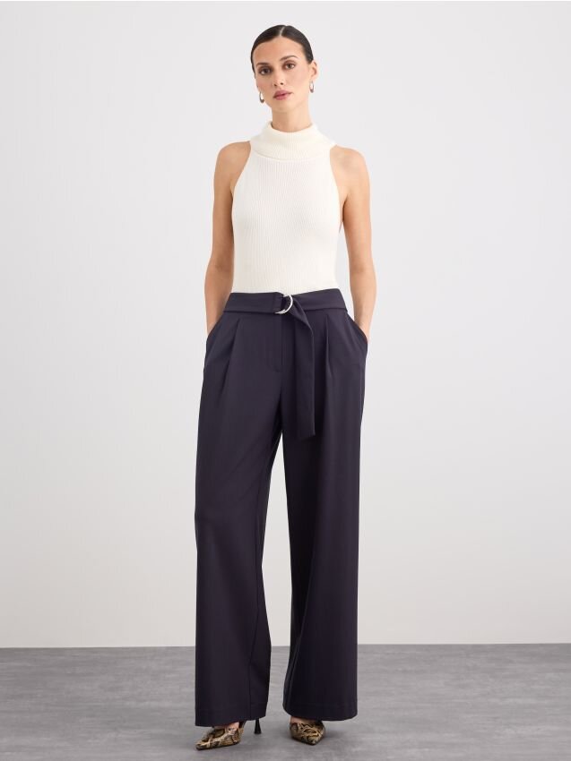 Mohito Pantaloni largi cu talie înaltă
