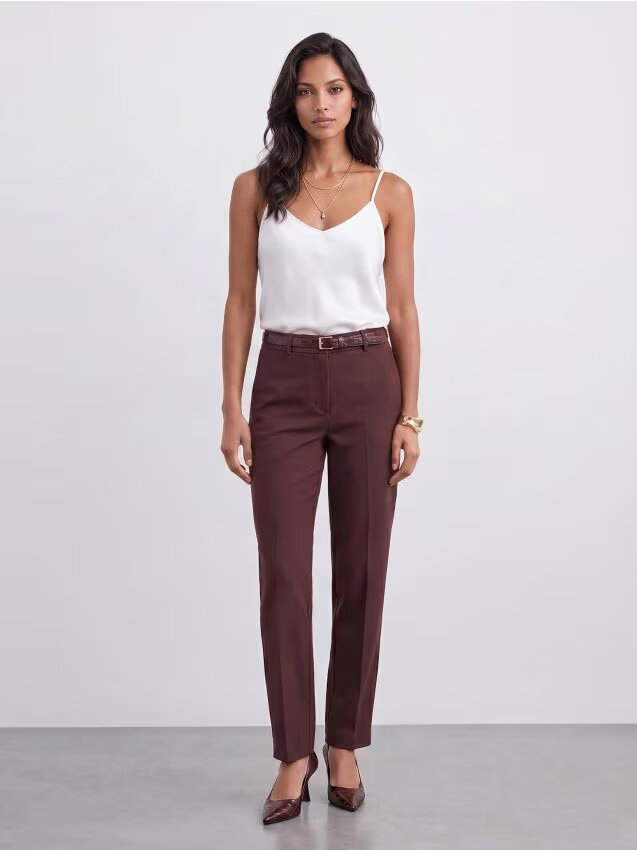 Mohito Pantaloni țigaretă cu curea