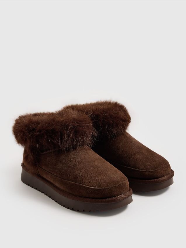 Mohito Pantofi de piele cu talpă groasă