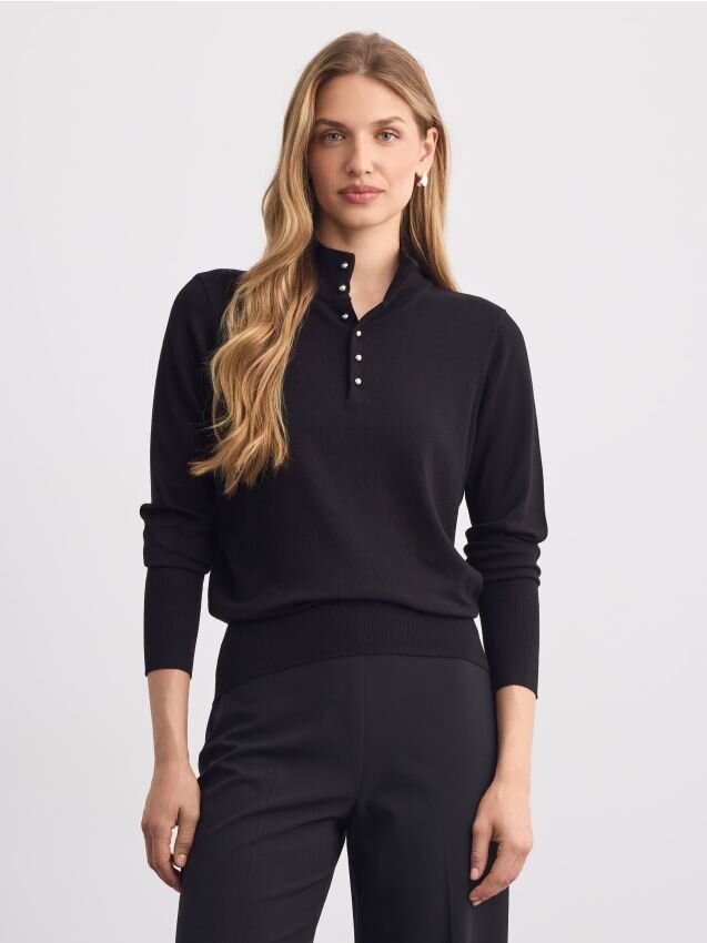 Mohito Pulover tricotat cu guler înalt