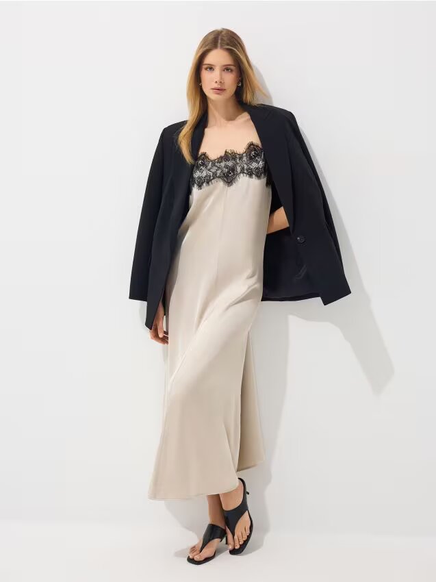 Mohito Rochie maxi din satin