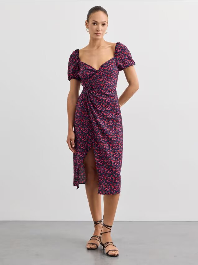 Mohito Rochie midi cu mâneci bufante
