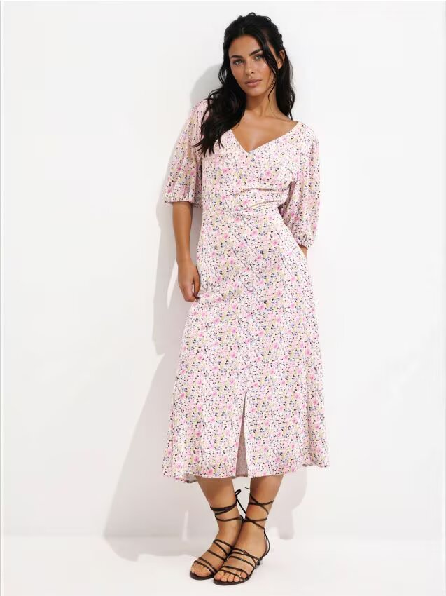 Mohito Rochie midi cu mâneci bufante