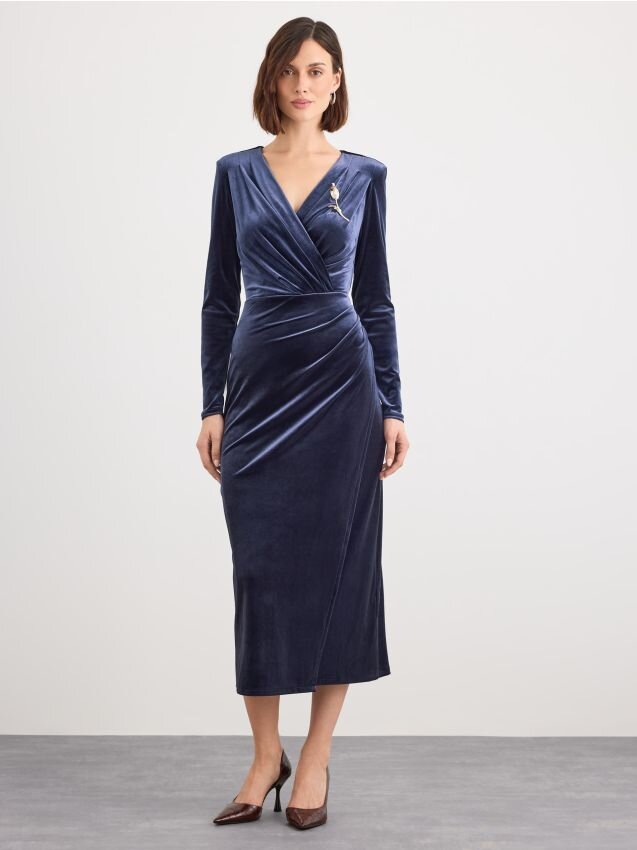 Mohito Rochie midi din catifea