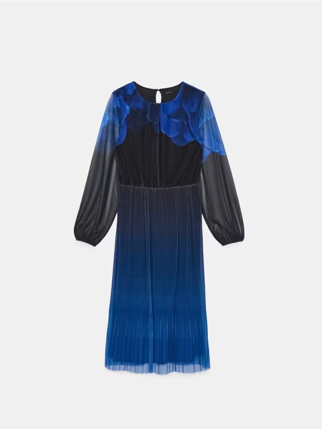 Mohito Rochie midi din tricot cu plasă