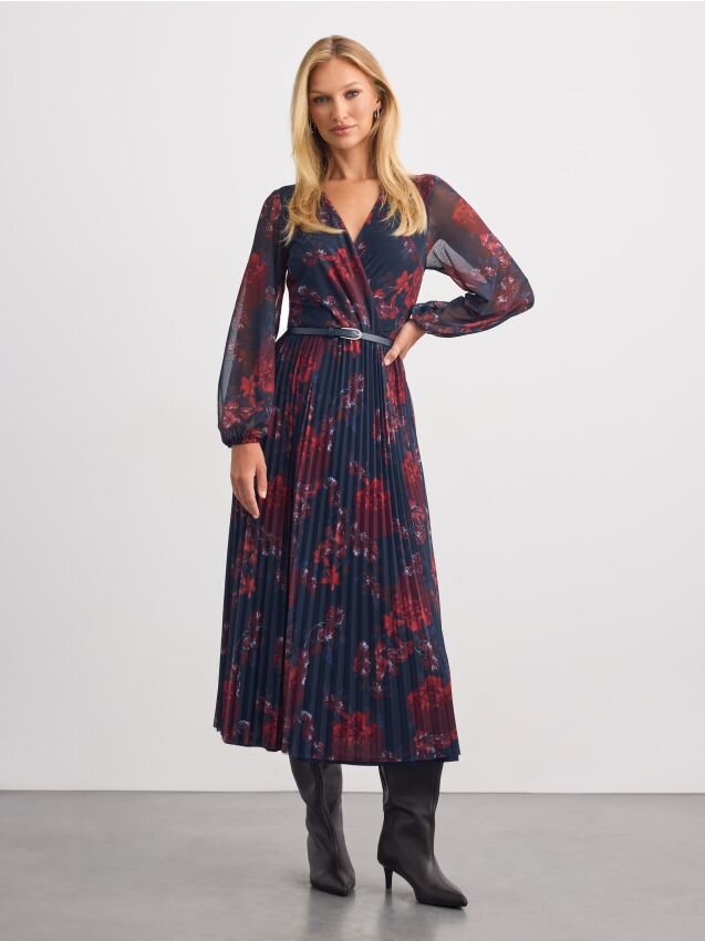 Mohito Rochie midi plisată cu curea