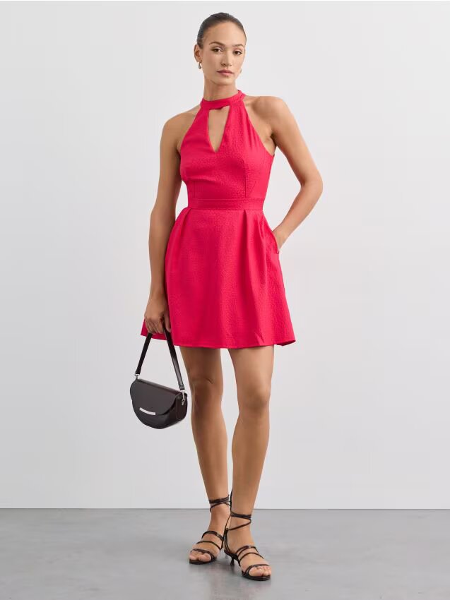Mohito Rochie mini cu decolteu halter