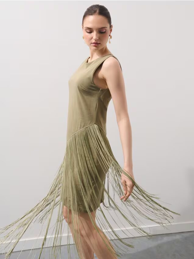 Mohito Rochie mini cu franjuri
