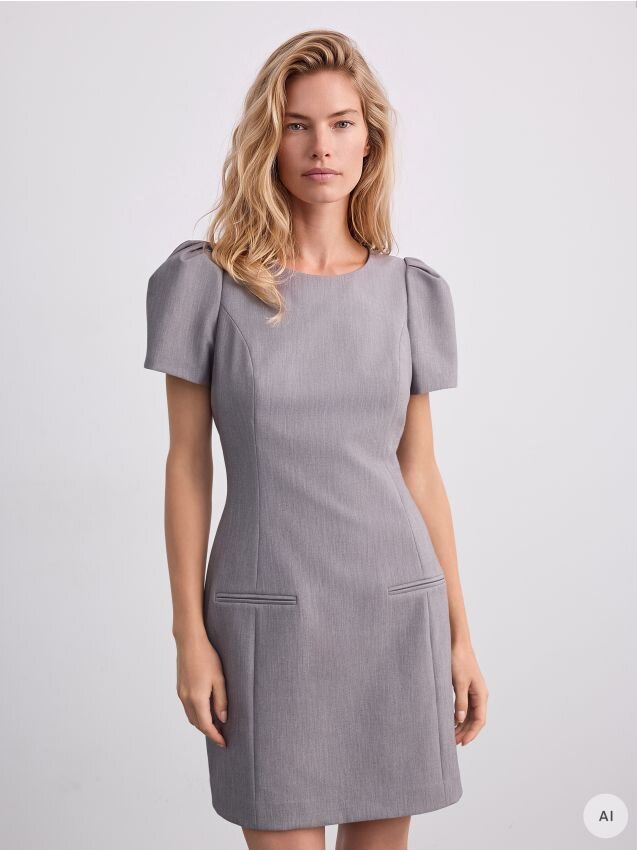 Mohito Rochie mini cu mâneci bufante