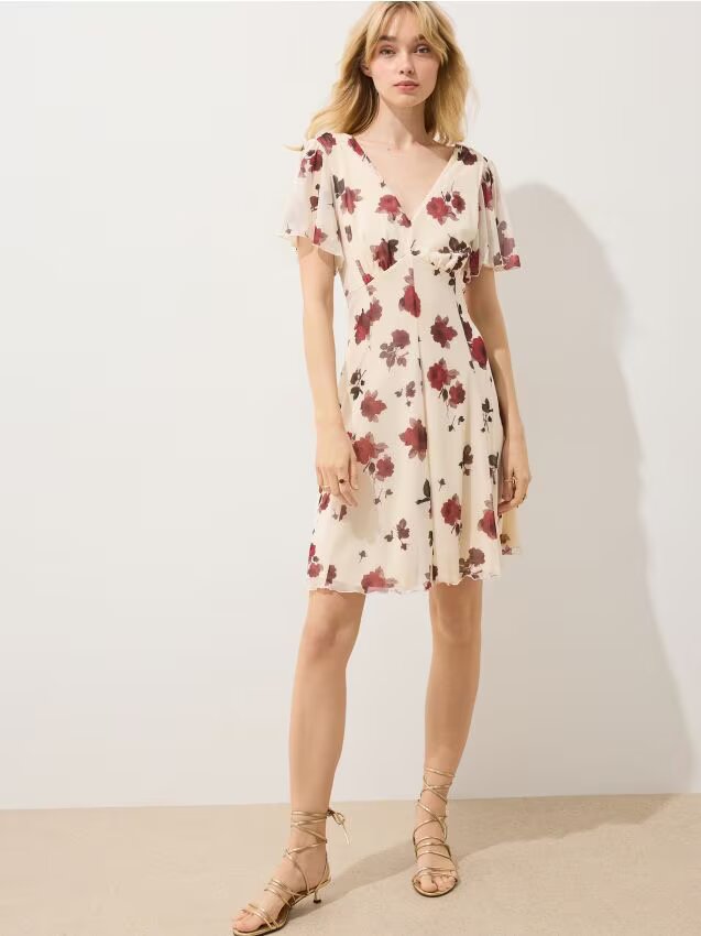 Mohito Rochie mini din tricot cu plasă