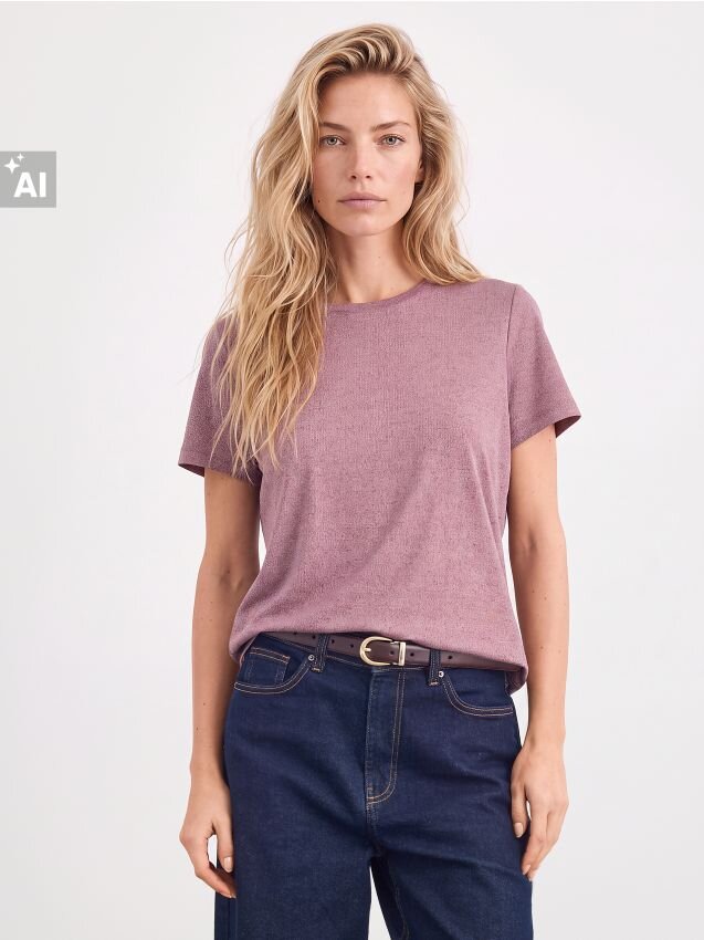 Mohito Tricou cu fir metalizat