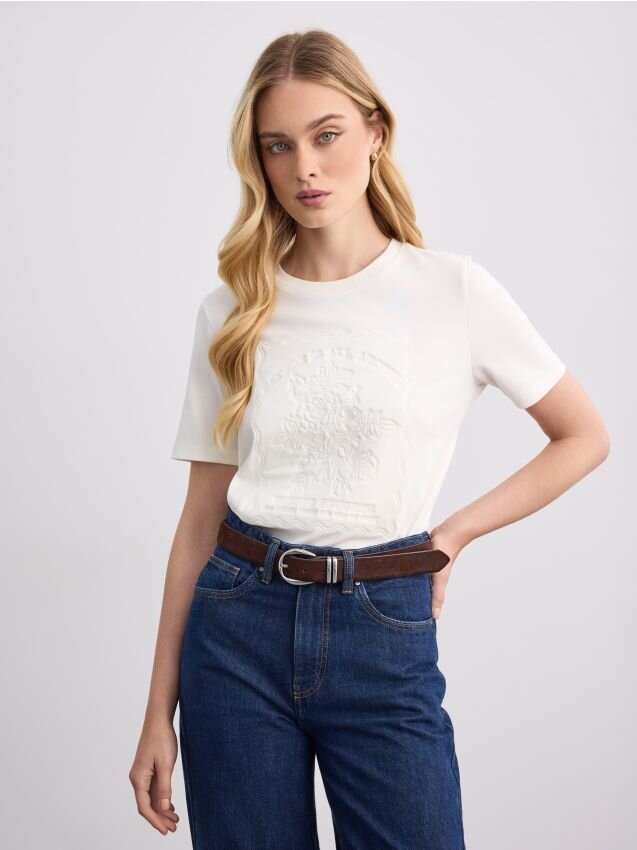 Mohito Tricou cu model brodat