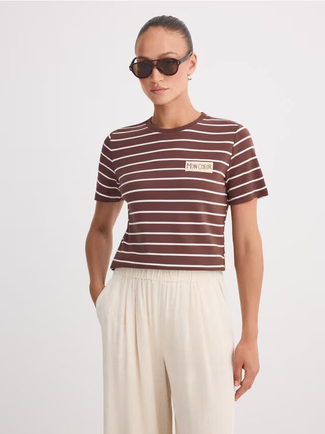 Mohito Tricou de bumbac în dungi