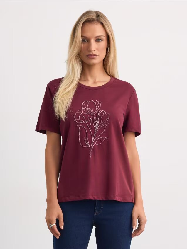 Mohito Tricou din bumbac cu imprimeu
