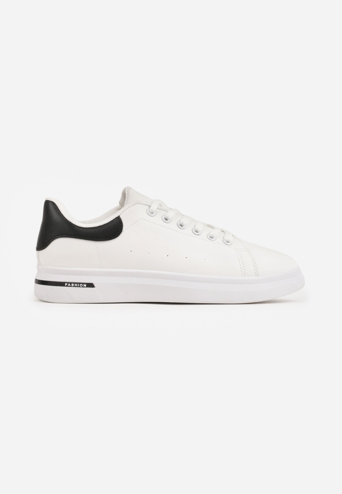  Adidași Alb-Negru Cu șireturi Cu talpă plată Cu o inserție modernă Zanelih