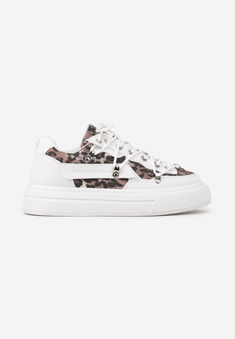  Adidași Albi cu model leopard Doridi