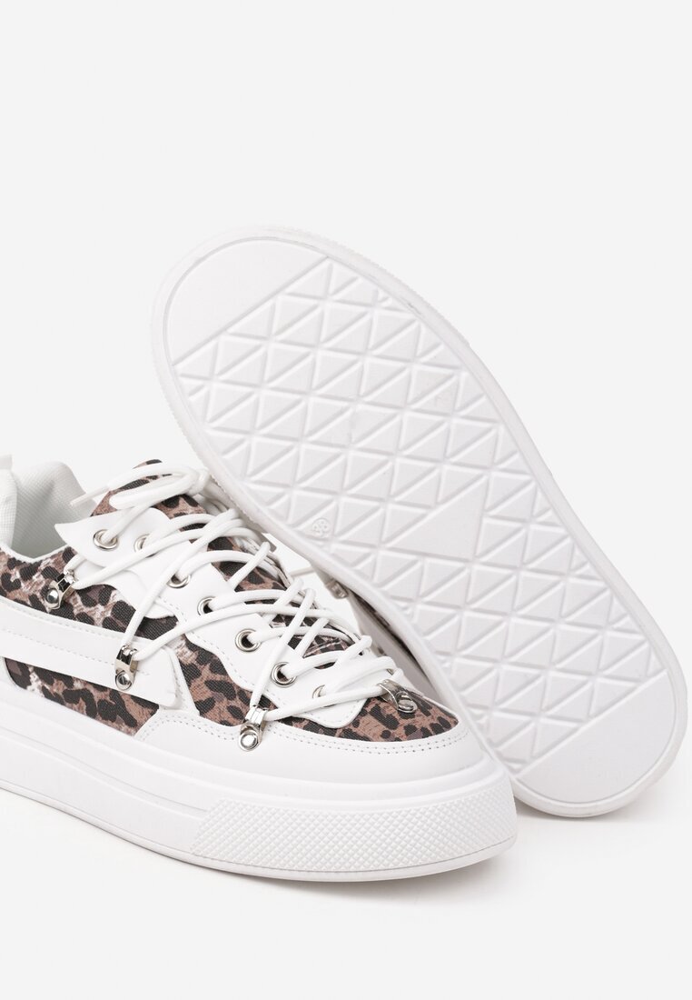  Adidași Albi cu model leopard Doridi