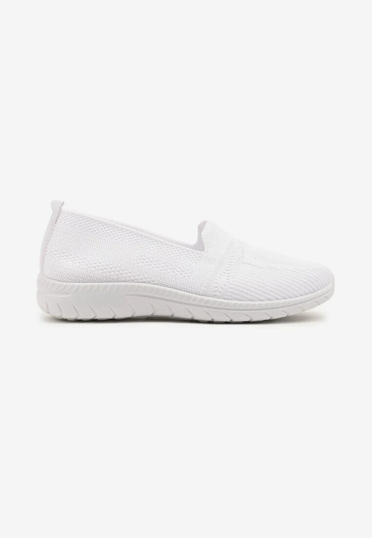  Adidași Albi cu Perforații pe Carâmb Elastic Helsedi
