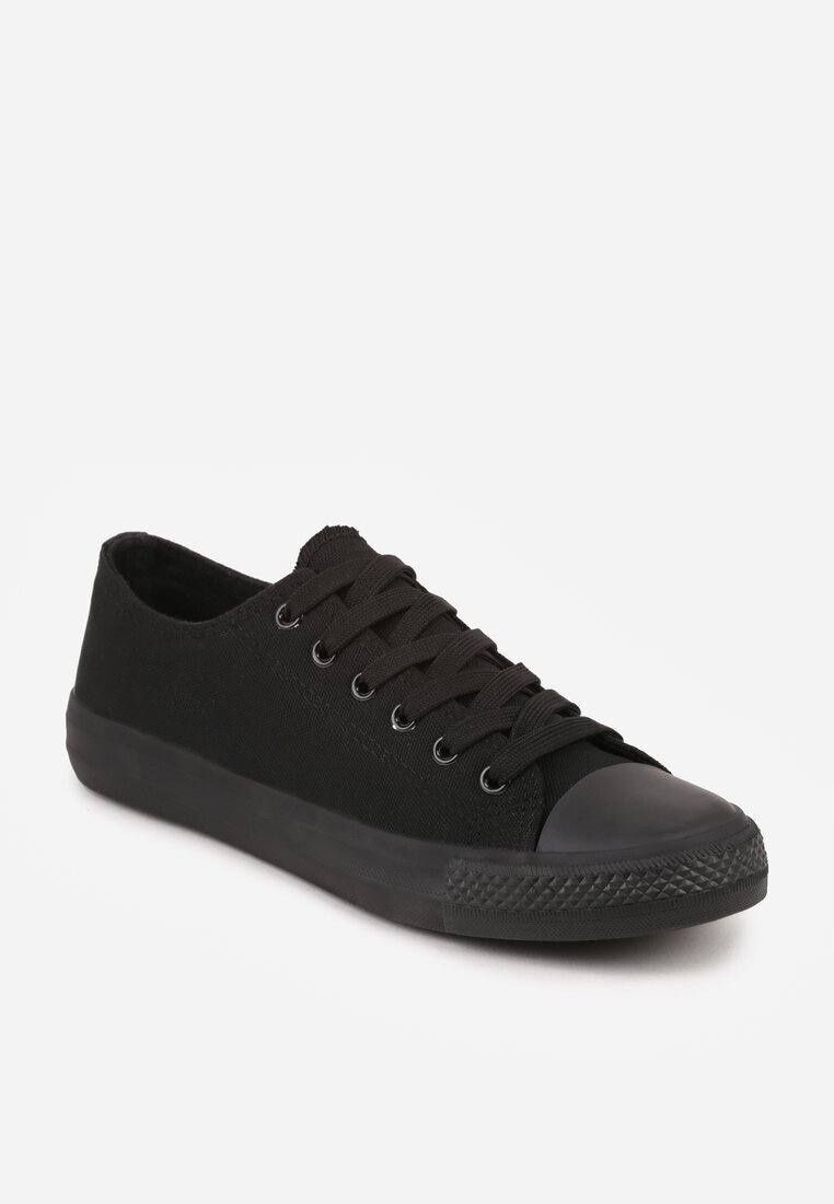  Adidași negri clasici Vices cu șireturi până la gleznă Elleriome