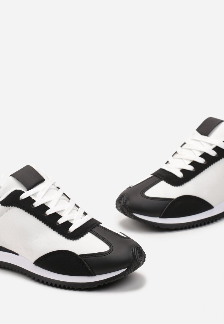  Adidași Negri cu Inserții Decorative Fania