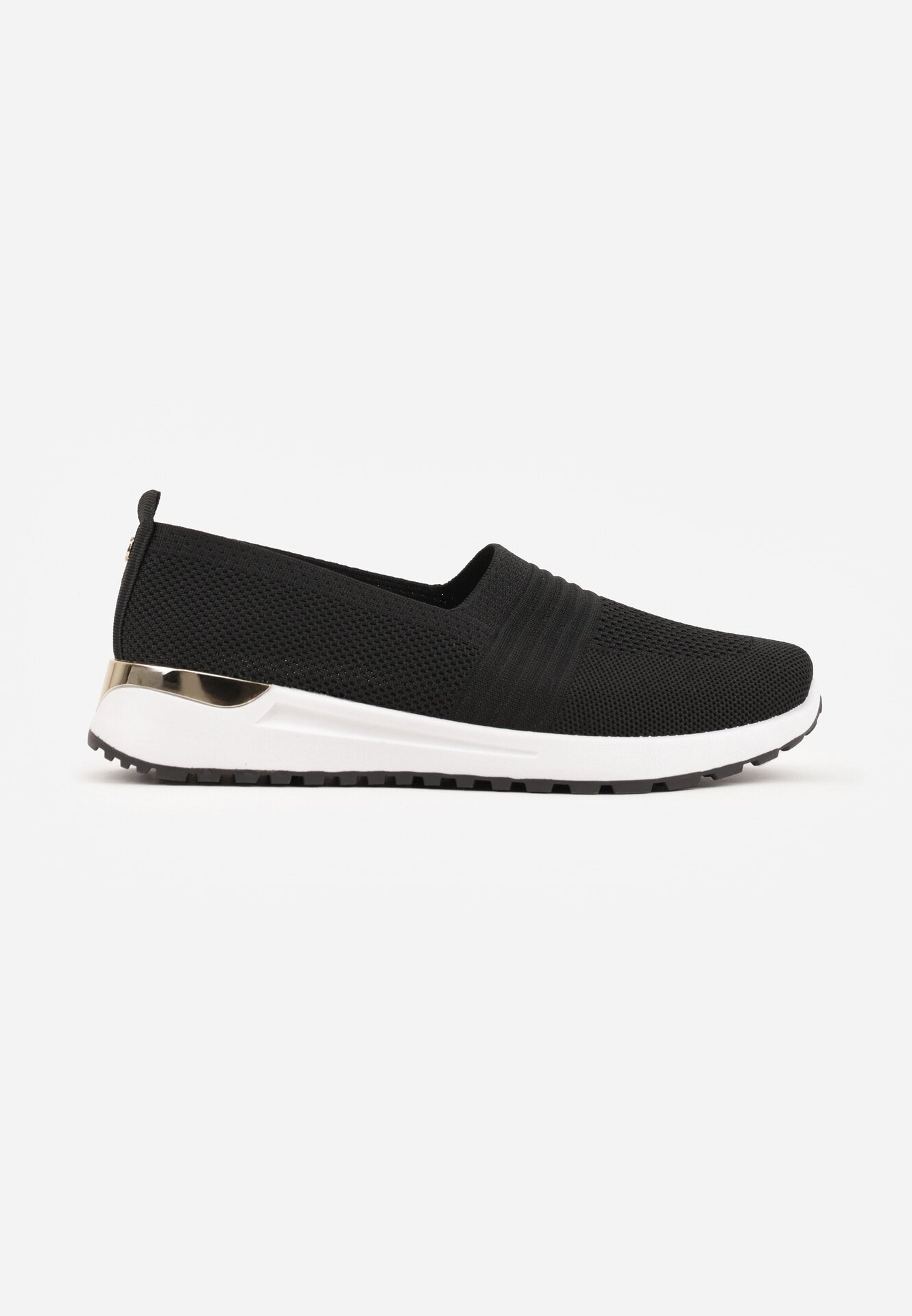  Adidași Negri Elastici cu Inserție Metalică pe Călcâi Jestella