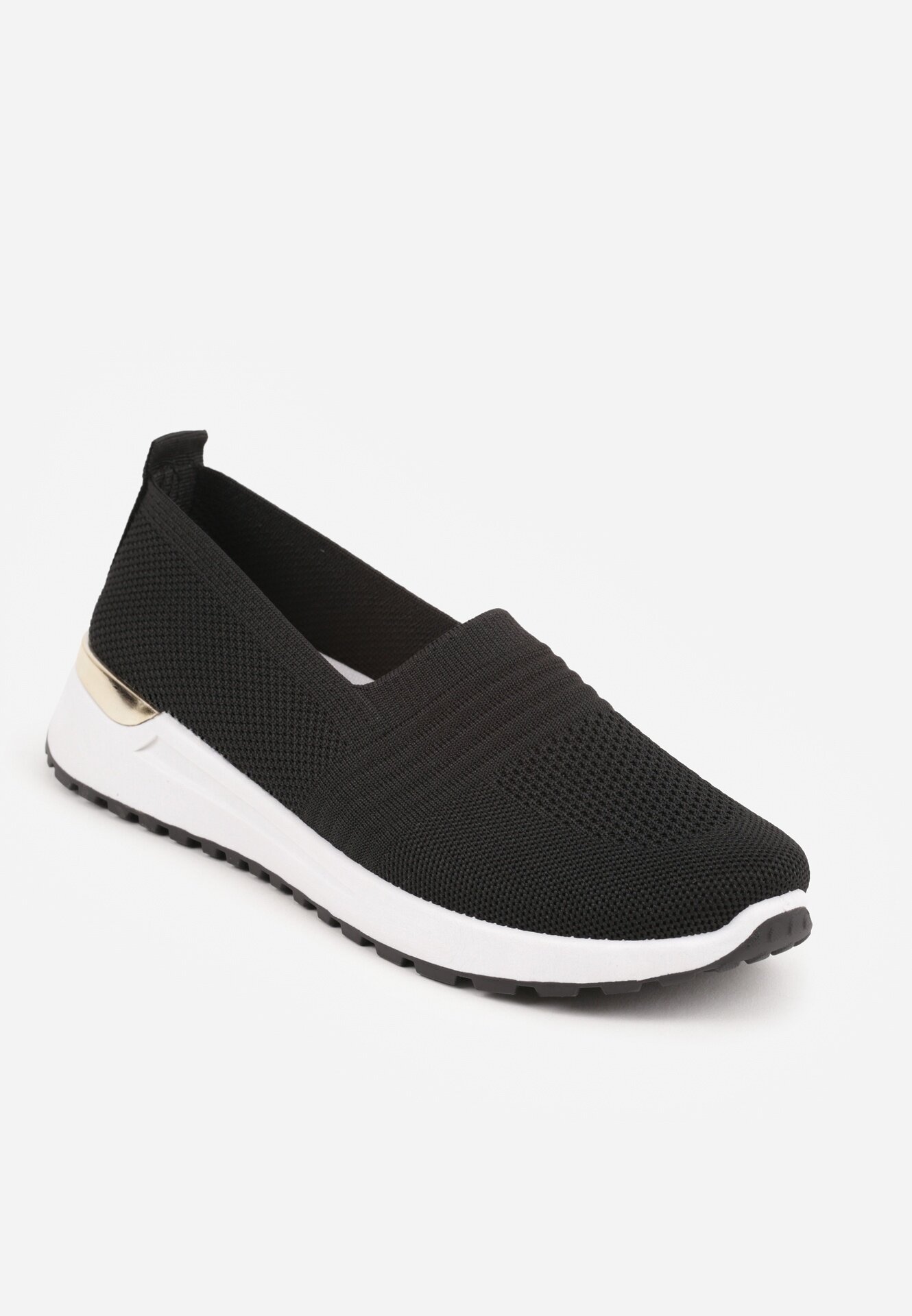  Adidași Negri Elastici cu Inserție Metalică pe Călcâi Jestella