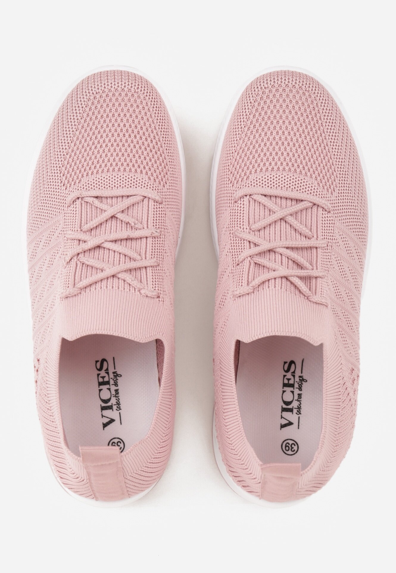  Adidași sport Roz Slip-on tip șosetă cu talpă decorativă Moonlise