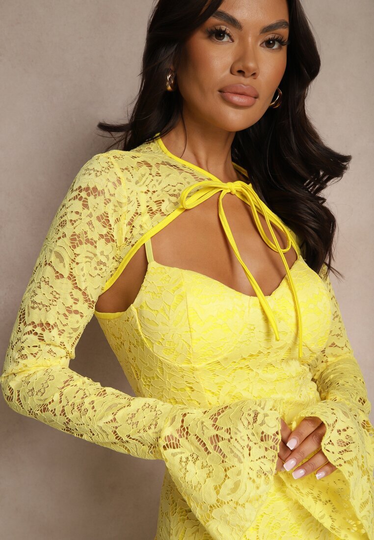 allyson Rochie Nelfedi Galbenă