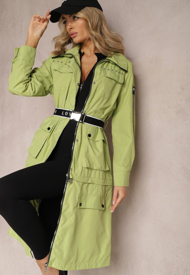 ann gissy Palton Verde cu Reglare Lungime Aavya