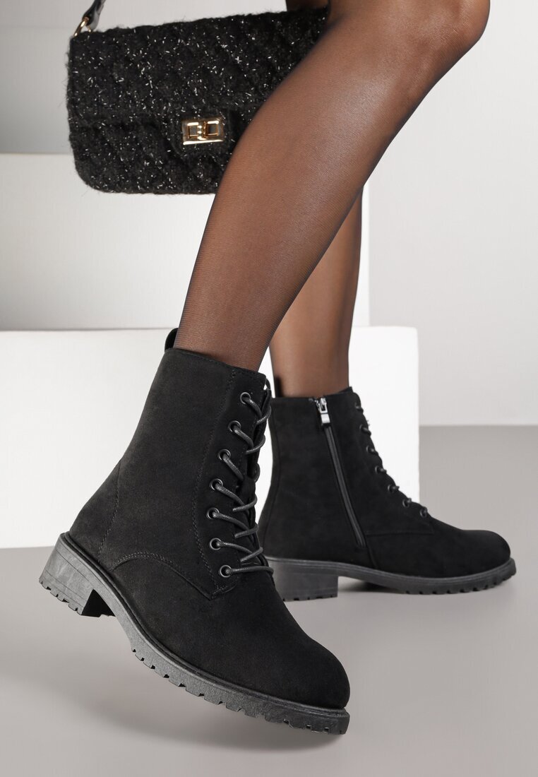 ballada Botine Clasice Negre Worker Morienne