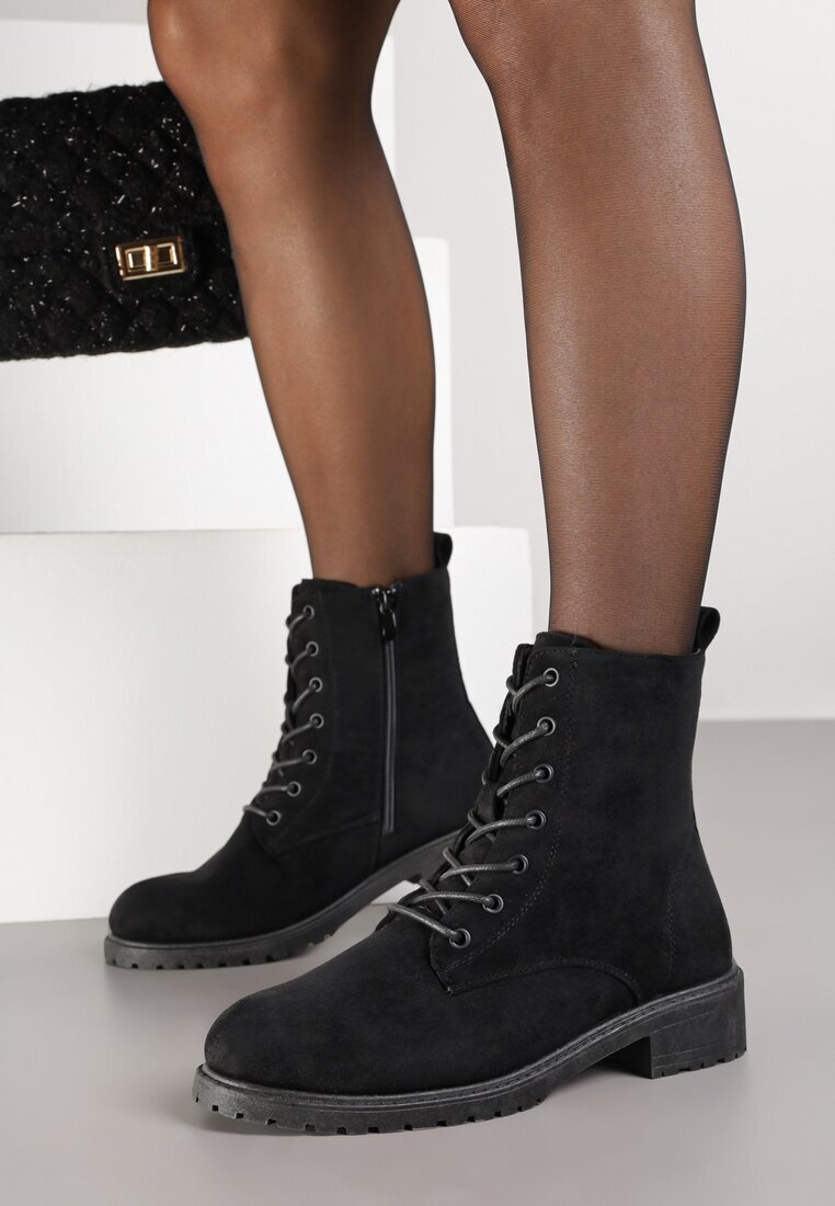 ballada Botine Clasice Negre Worker Morienne