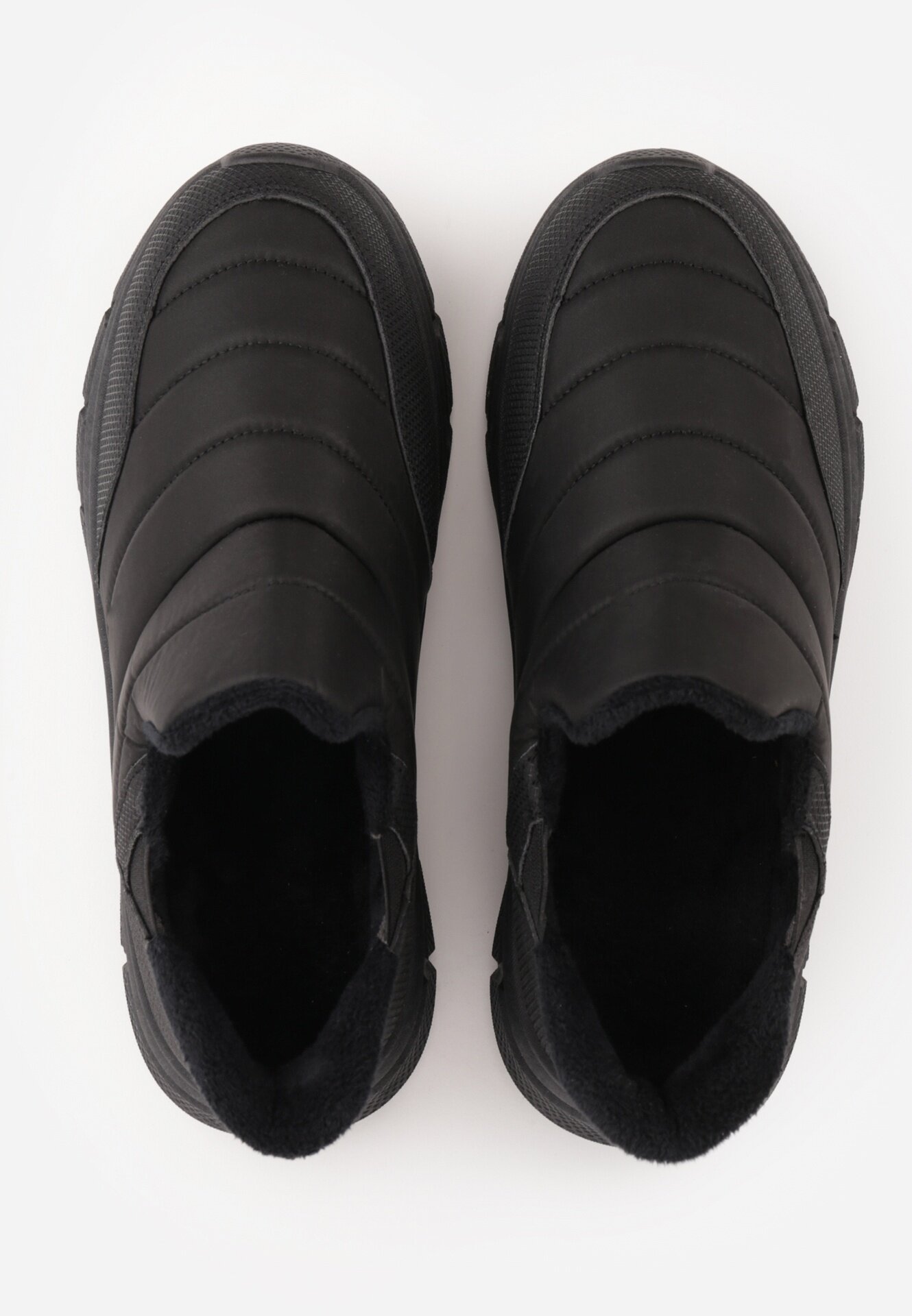 ballada Ghete-sneakers de zăpadă Negre pe Platformă cu Imprimeu și cu Față matlasată Vermina