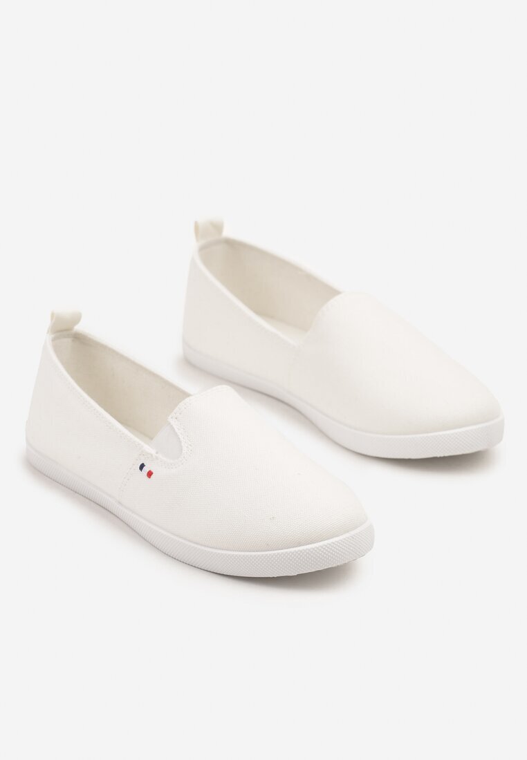 ballada Teniși Albi Vices Basic cu Benzi Elastice Textile Aretela