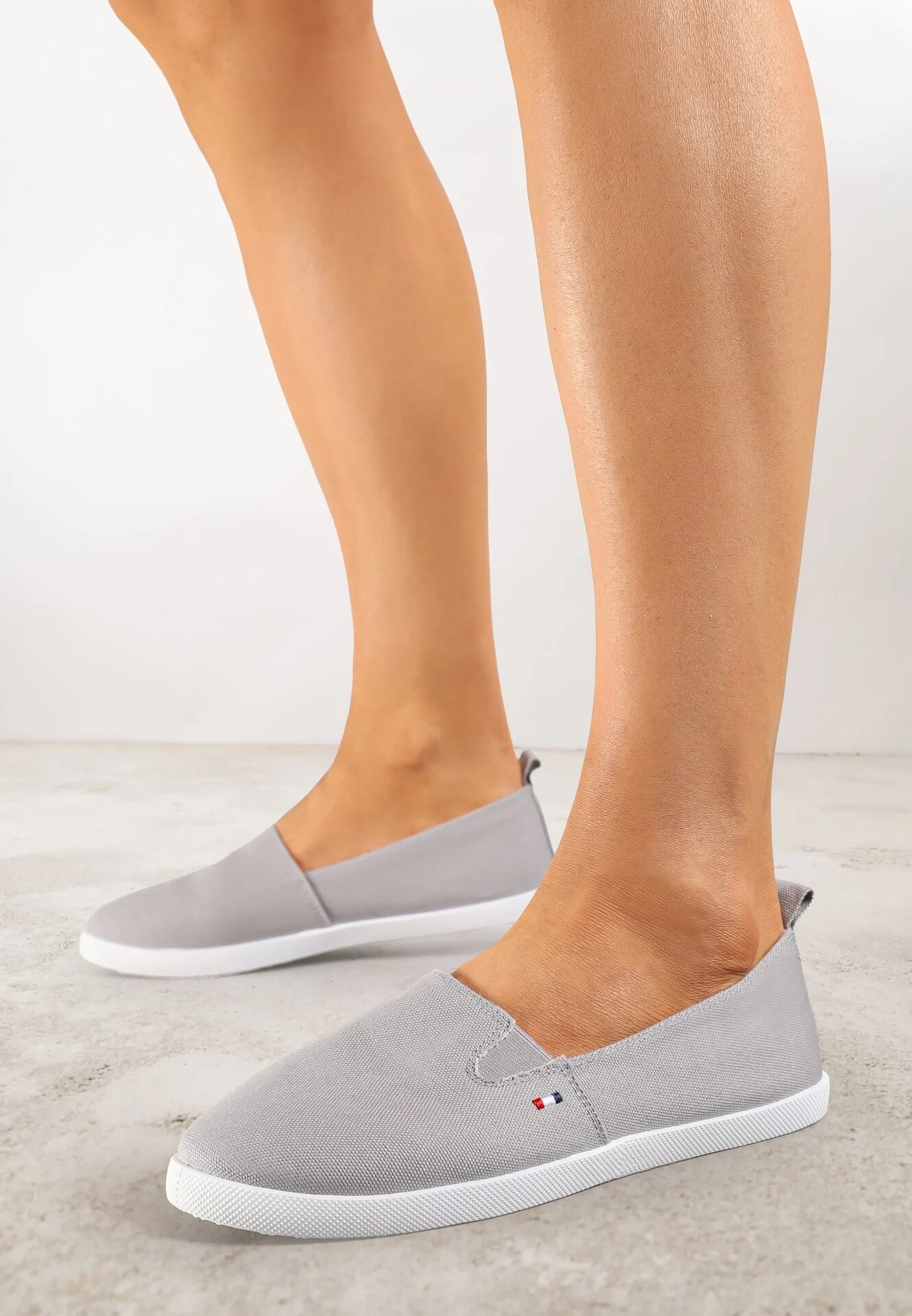 ballada Tenisi Gri Vices Basic cu Elastice Textile Aretela